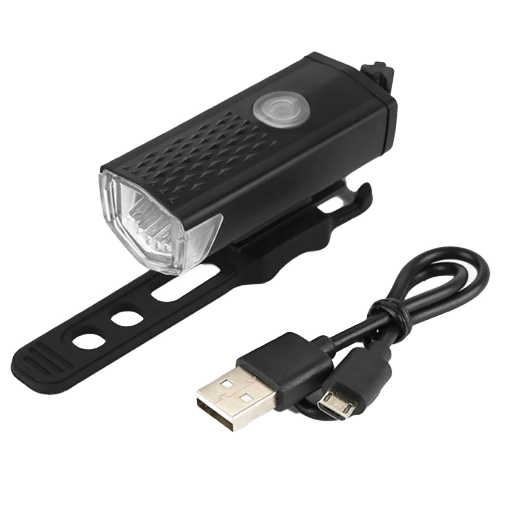 Přední světlo na kolo XME CREE 3W LED, 300lm, 3 světelné režimy, 800mAh baterie