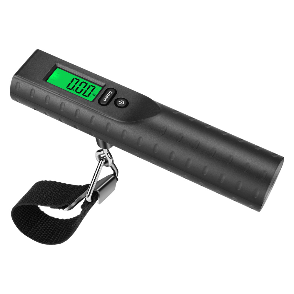 Digitální váha na zavazadla, 3000mAh powerbanka, baterka, teploměr, do 50kg ±10g