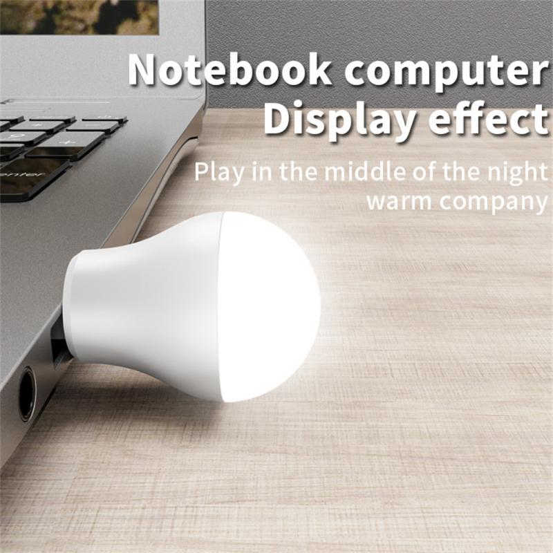LED USB noční světlo 3500K teplá bílá