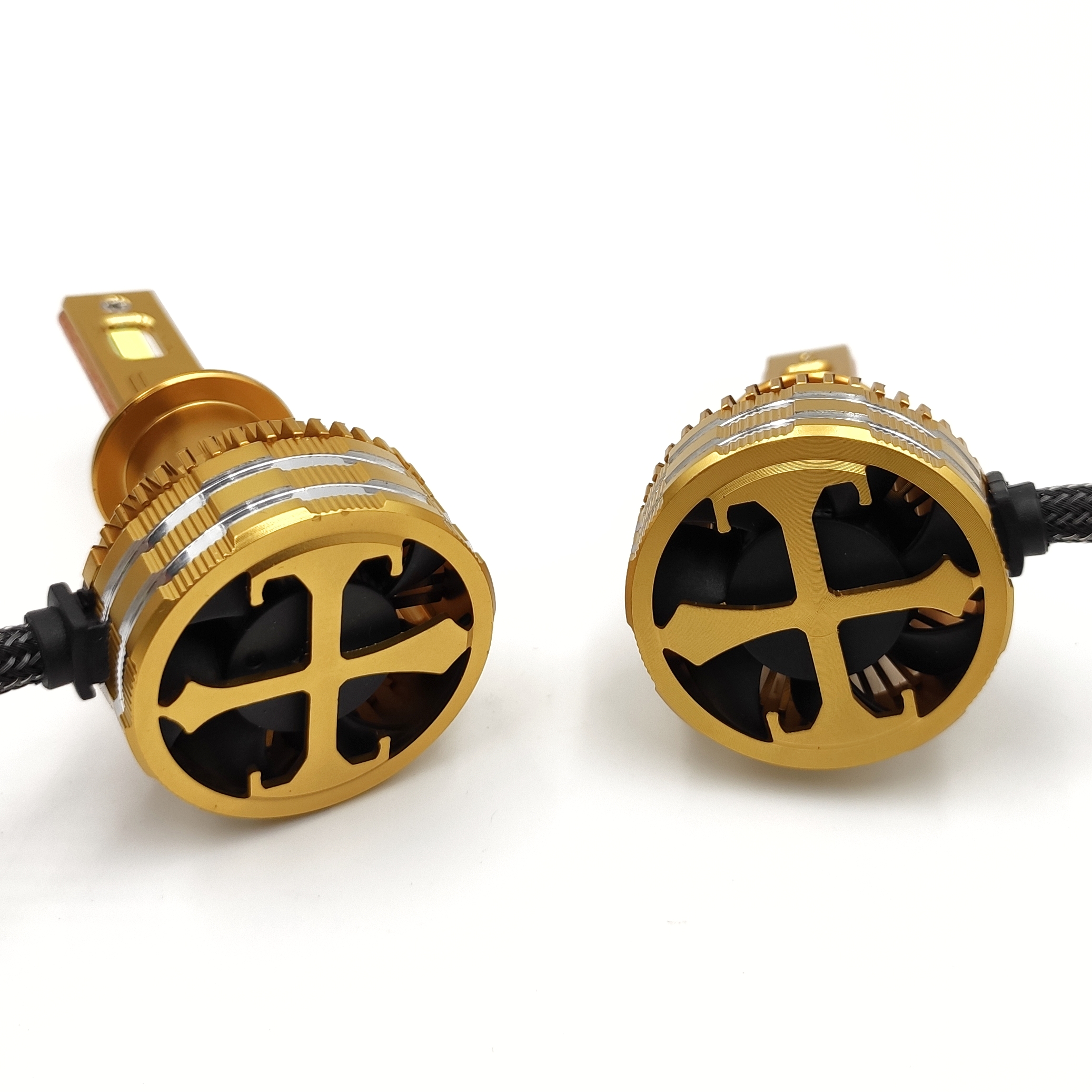 LED autožárovky H1 A9 COB canbus 40000lm 2x200W 6000K, sada 2ks 