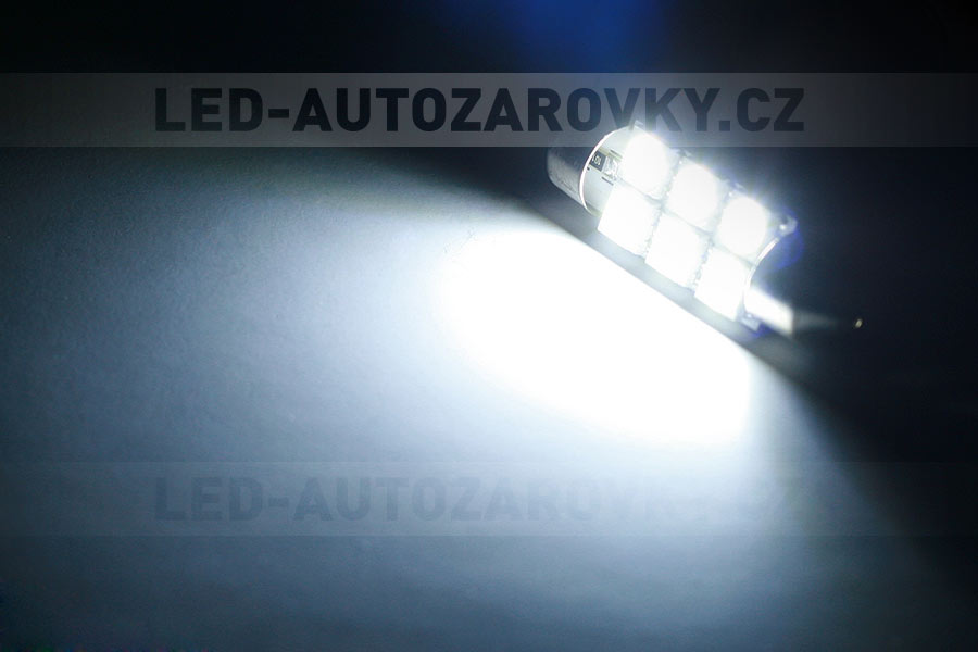 Sufitka bílá - Super 6xSMD LED SINGLE, 39mm