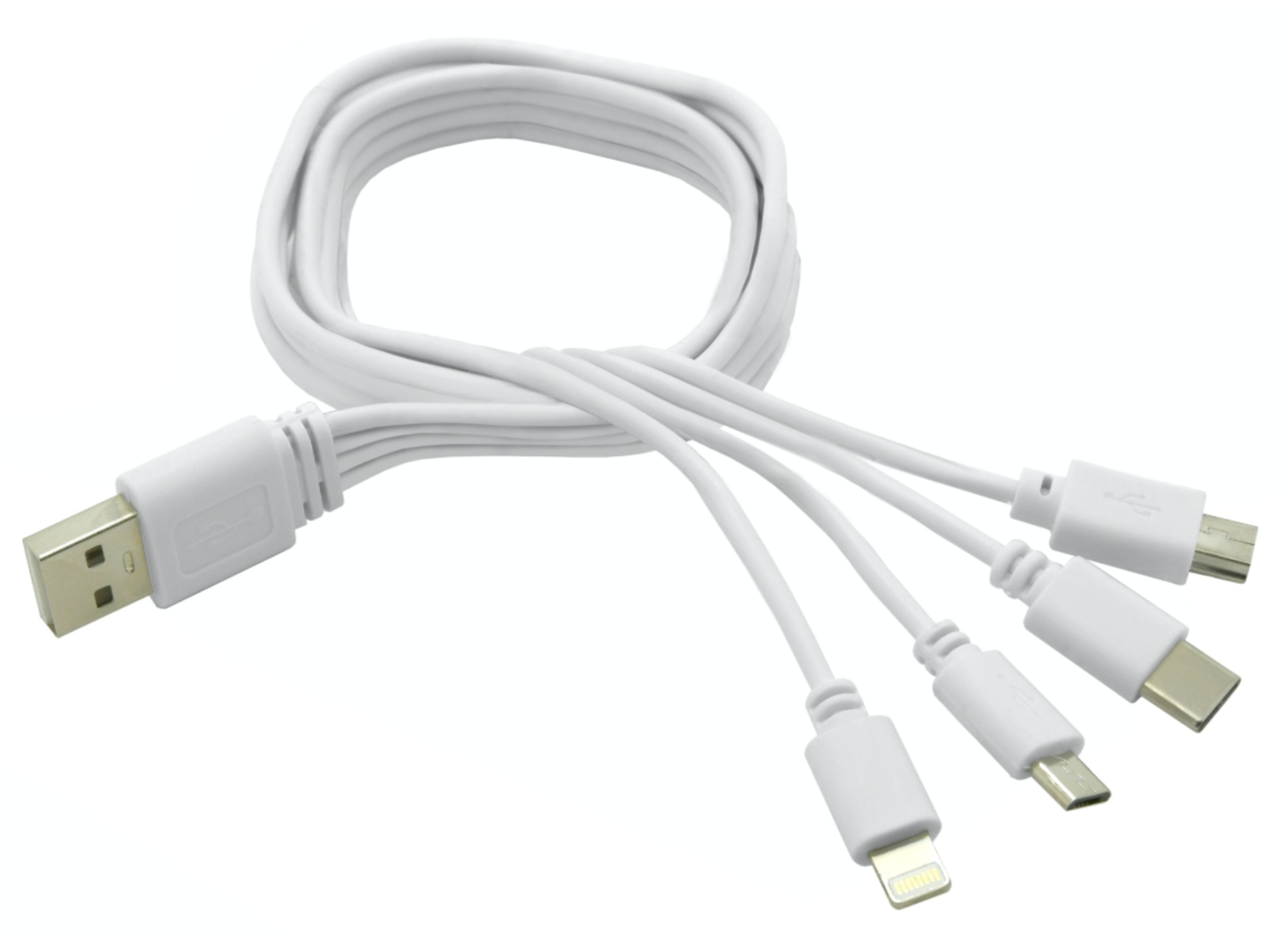 Nabíječka telefonu 12V 2,1A (Iphone, miniUSB, microUSB, USB-C)