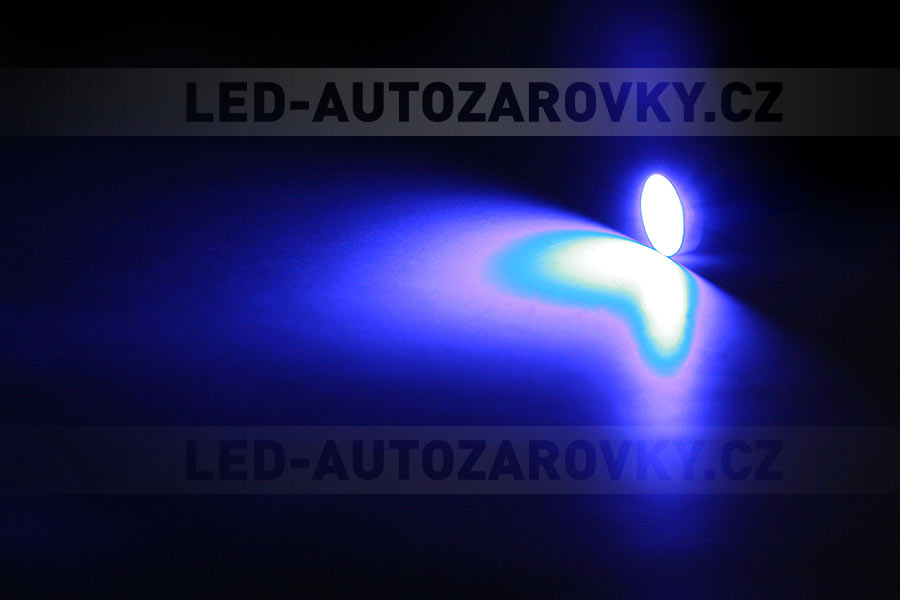 Osvětlení přístrojové desky POWER LED modrá, T5/12V/1,2W, sada 2ks