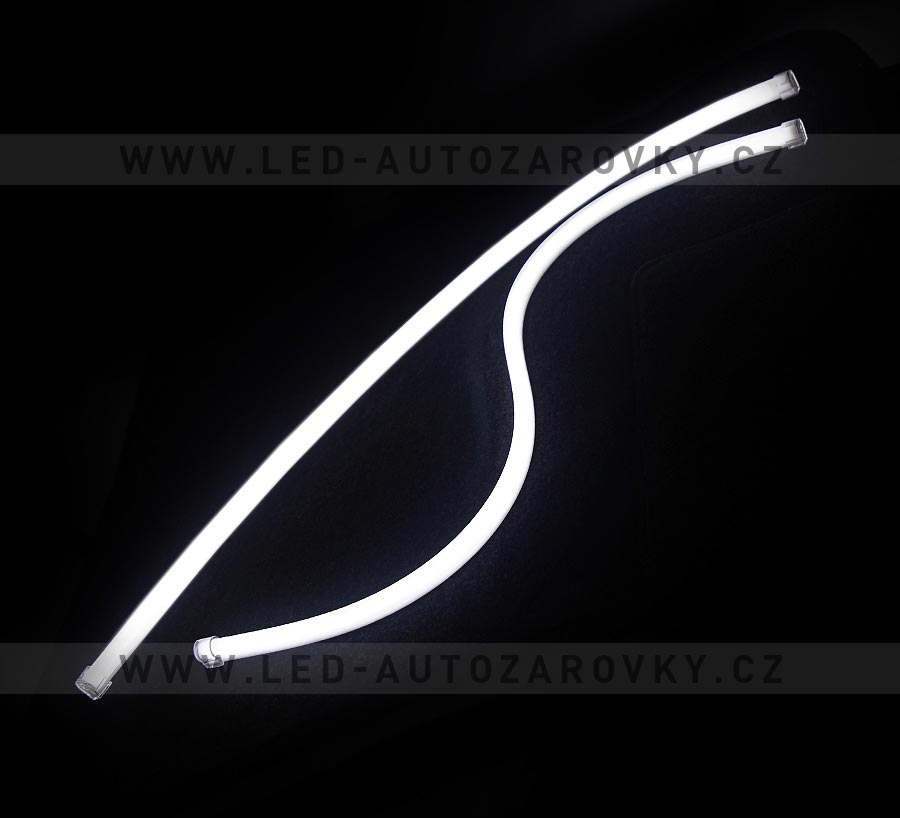 Flexibilní LED denní svícení, 12V, s funkcí blinkru, sada 2ks