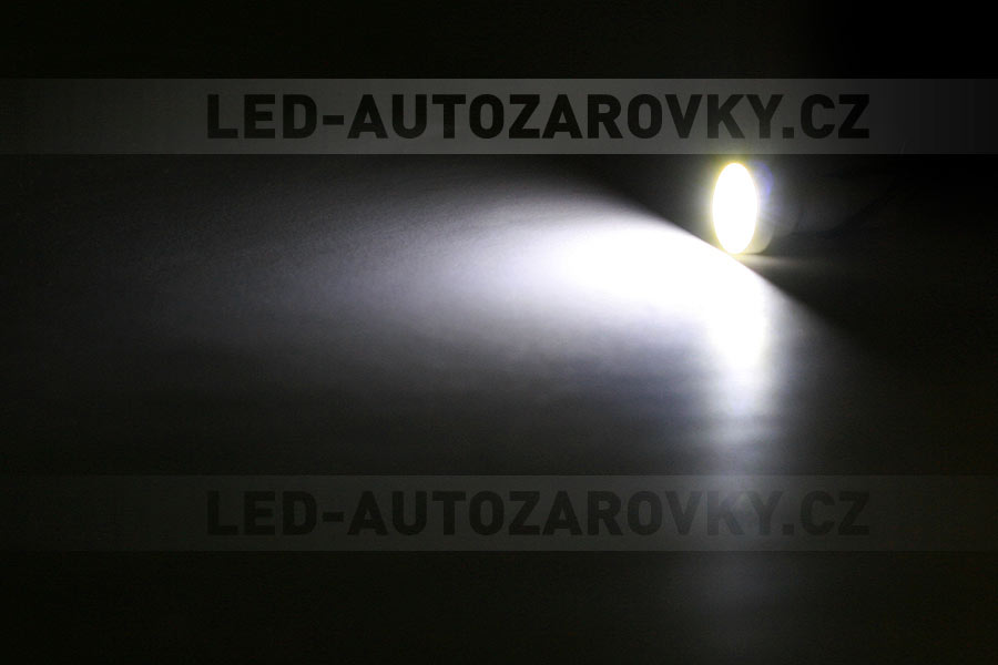 Osvětlení přístrojové desky POWER LED bílá, T5/12V/1,2W, sada 2ks