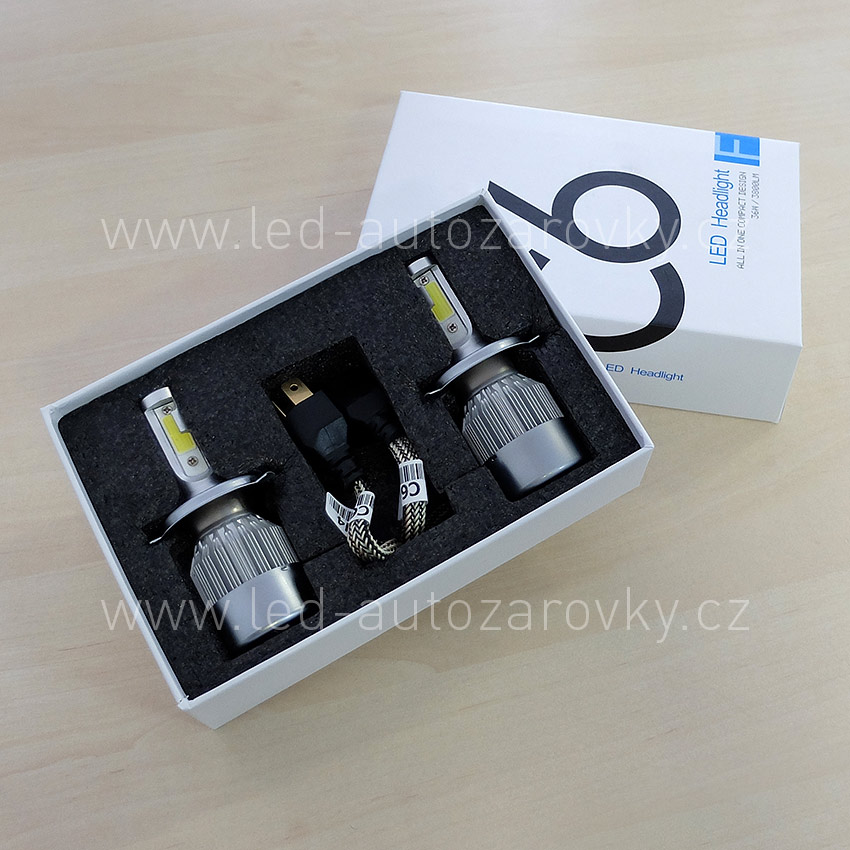 Akce - C6 H4 LED headlight 6000k 36w/3800lm 12v