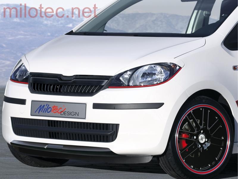 Kryty světlometů (mračítka), ABS černá metalíza - Škoda Citigo