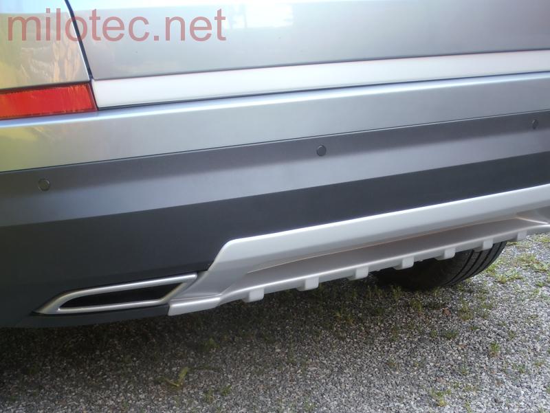 Dummy - koncovky výfuku, Alu Brush - Škoda Kodiaq