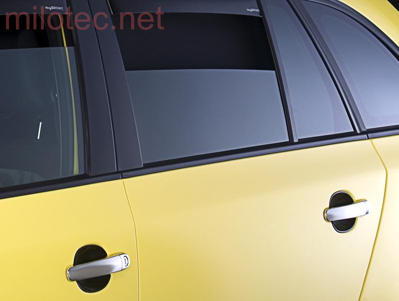 Kryty klik plné, nerez (4ks velký díl) - Škoda Octavia II. Facelift