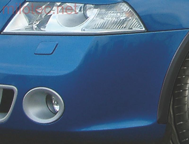 Rámečky mlhových světel, stříbrné matné - Škoda Octavia II. RS/Scout