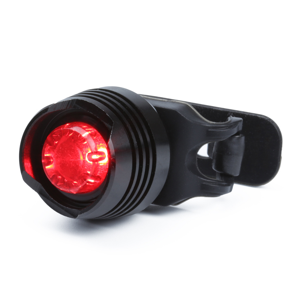 LED přední světlo na kolo červené, 3 světelné režimy