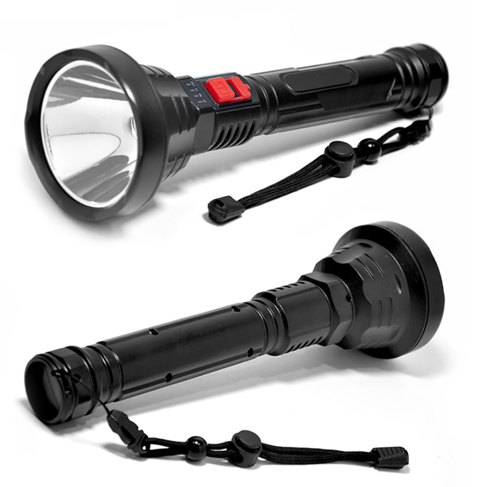 LED svítilna - baterka s vestavěnou dobíjecí baterií, 3 světelné režimy, 500lm, 2000mAh