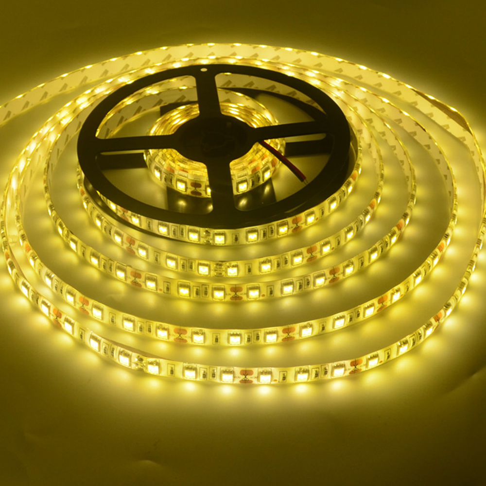 LED pásek 5m, teplá bílá 12V