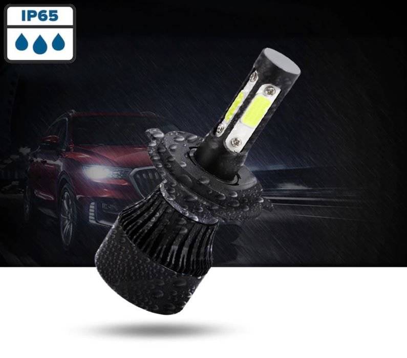 LED S4 autožárovka HB4 9006 COB CANBUS 16000lm 2x40W 6000K - sada 2ks