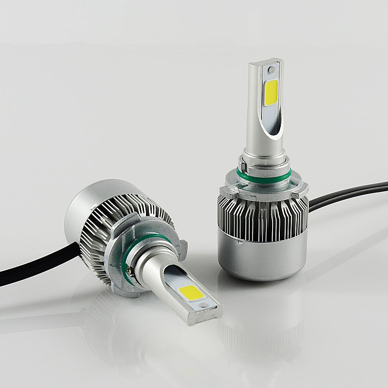 LED C6 autožárovka HB3 9005 COB 36W 4000lm 12V 6000K - sada 2ks