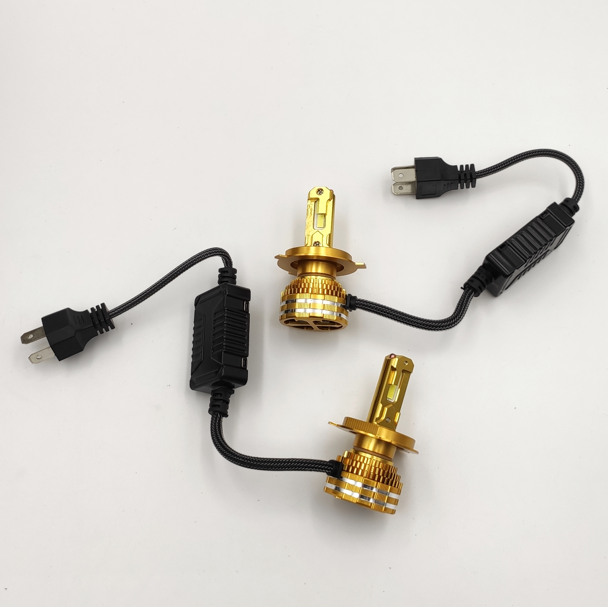 LED autožárovky H4 A9 COB canbus 40000lm 2x200W 6000K, sada 2ks