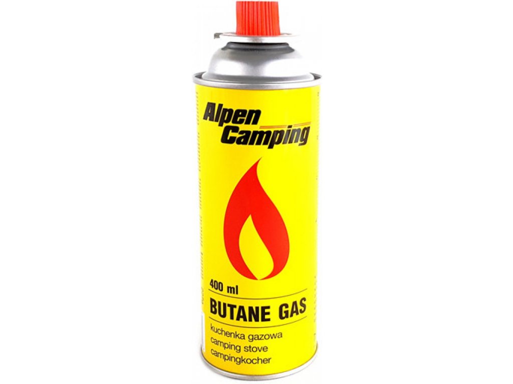 Plynová kartuše butan do plynových vařičů Alpen Camping 400ml, 28ks 