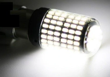 Bílá LED žárovka BA15S, 5W CANBUS, 144 SMD, 1ks