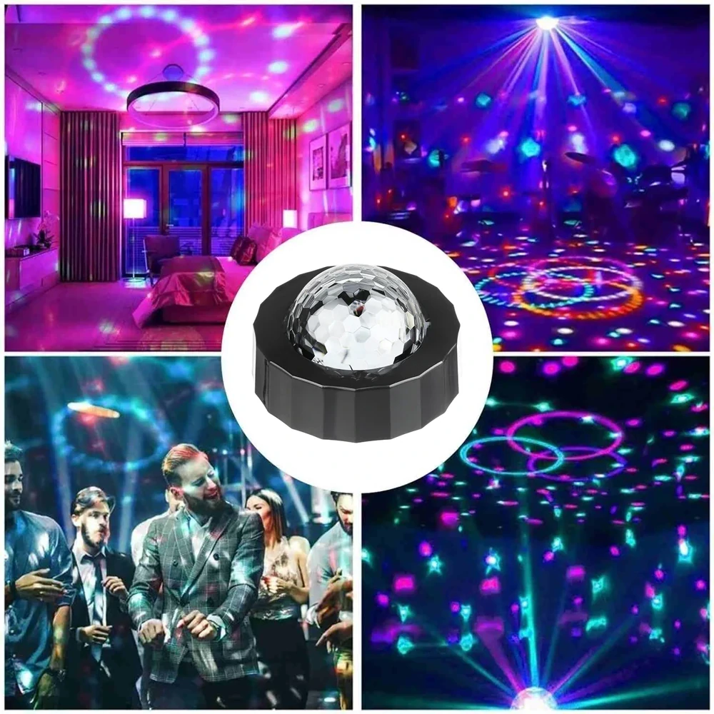 Mini USB bezdrátová disco koule 