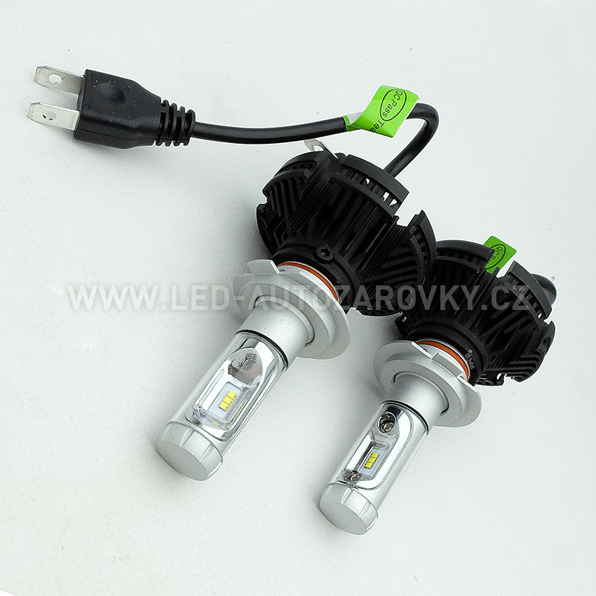 LED headlight H7 - F3-X3 7200lm 60w IP67 - 3000k / 6500k / 8000k