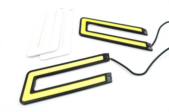 LED COB denní svícení, ultra bright 2x8W