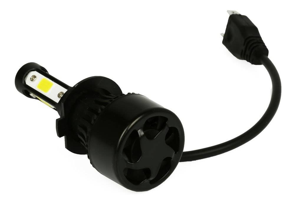 LED S4 autožárovka H7 COB canbus 16000lm 2x40W 6000K - sada 2ks