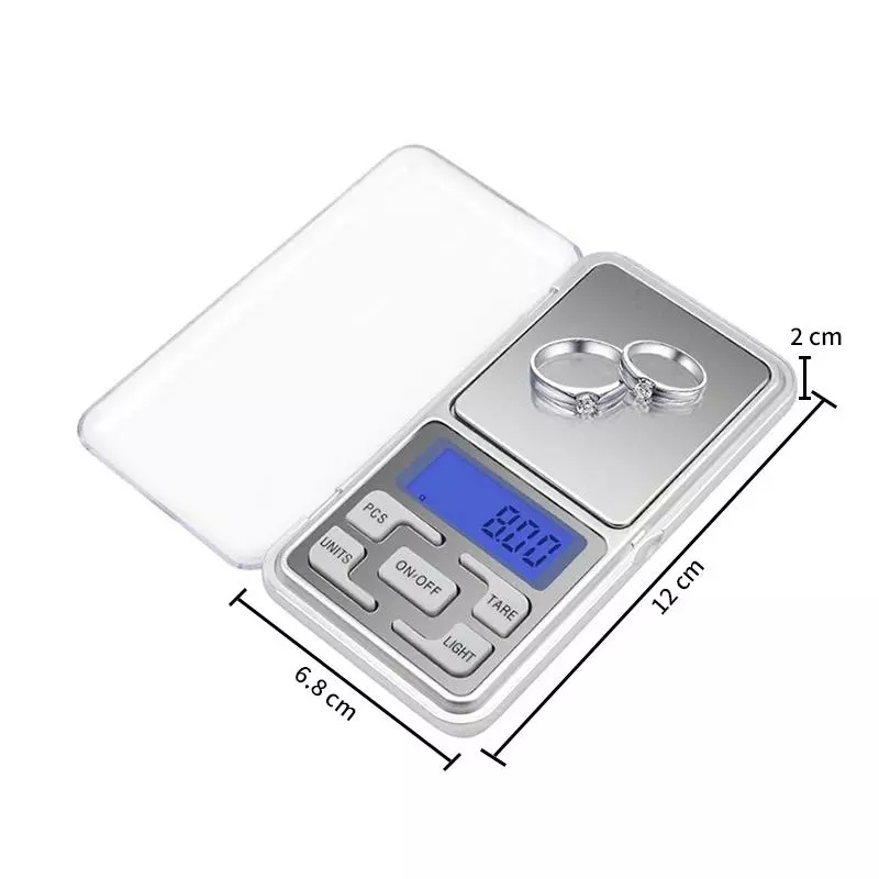Mini kapesní elektronická váha, do 200g/0,01g
