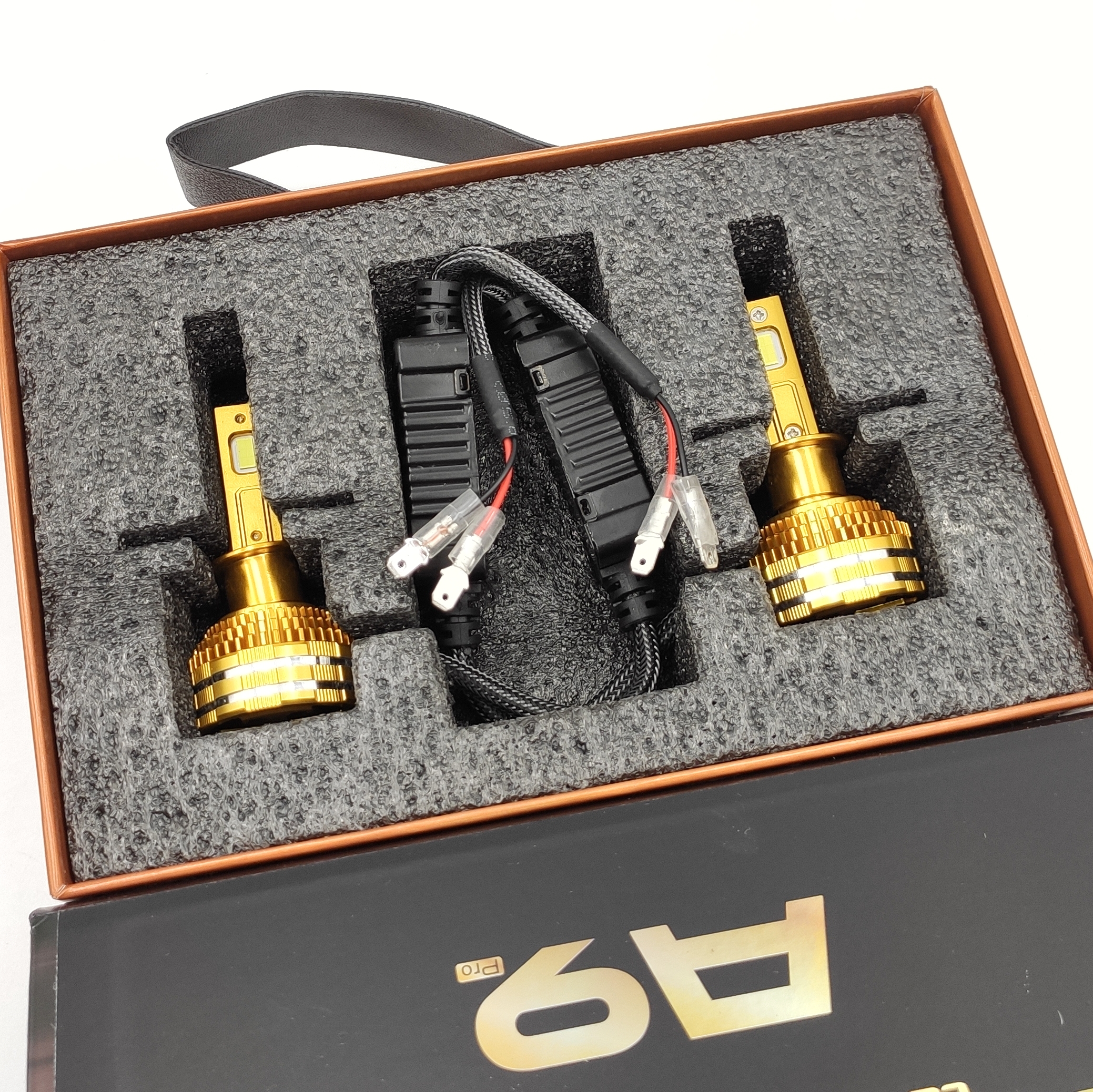 LED autožárovky H1 A9 COB canbus 40000lm 2x200W 6000K, sada 2ks 