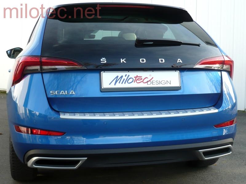 Dummy - koncovky výfuku, Alu Brush - Škoda Scala