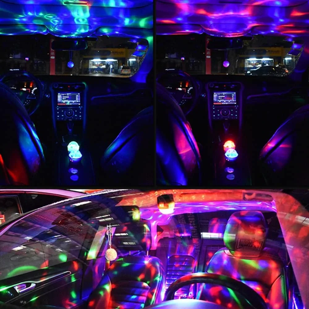 Mini USB bezdrátová disco koule 