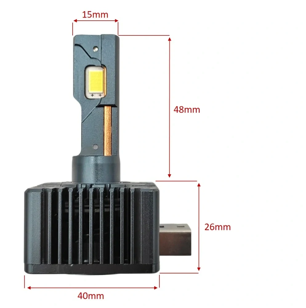 LED D3S 6000K autožárovky 2x60W, sada 2ks