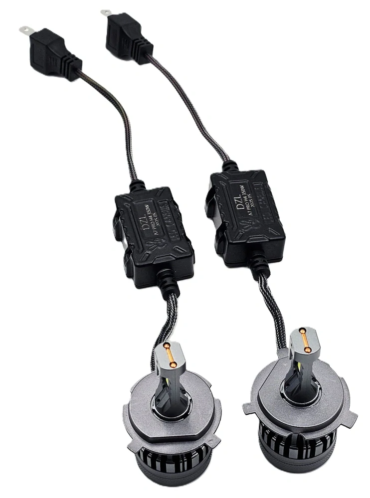 LED autožárovky H4 2x350W A7 PRO COB CANBUS 35000lm 6000K, TACPRO, sada 2ks