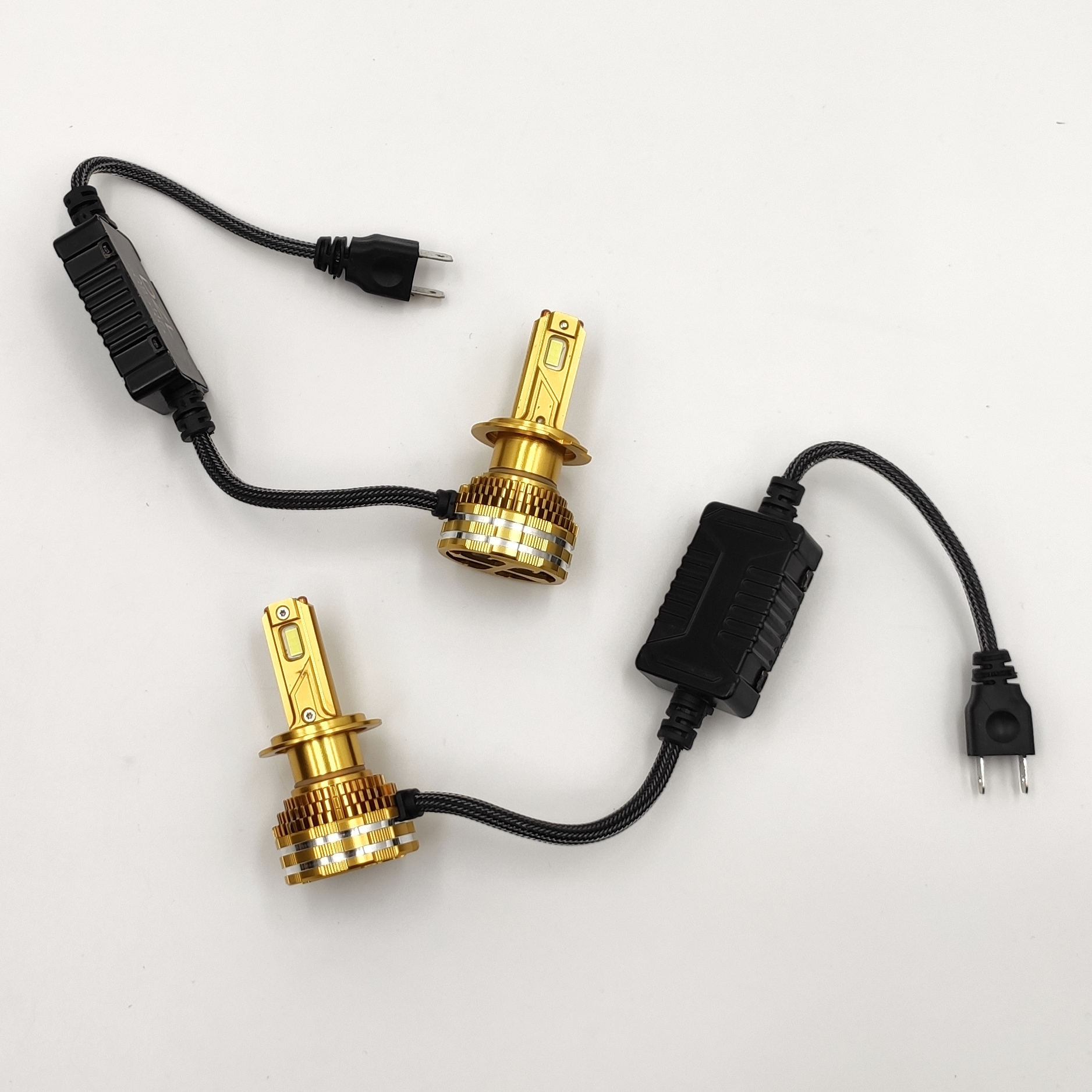 LED autožárovky H7 A9 COB canbus 40000lm 2x200W 6000K, sada 2ks