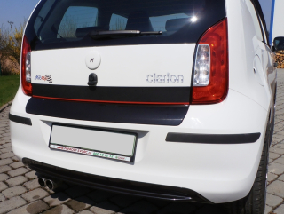 Práh pátých dveří, černá metalíza - Škoda Citigo