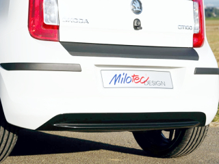 Difuzor zadního nárazníku, ABS černá metalíza - Škoda Citigo