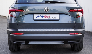 Práh pátých dveří, stříbrný matný - Škoda Karoq od r.v. 2017/ Karoq Facelift 11/2021 –›