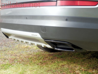 Dummy XL - koncovky výfuku, černý lesklý "klavírlak" - Škoda Kodiaq
