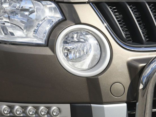 Rámečky mlhových světel, ABS stříbrný matný - Škoda Yeti