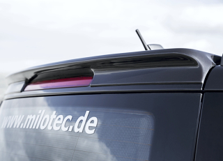 Střešní spoiler, ABS černá metalíza - Škoda Yeti