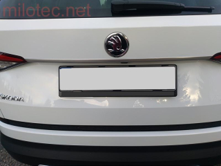 Lišta nad zadní SPZ, Alu Brush - Škoda Superb III. Combi