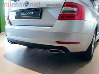 Dummy - koncovky výfuku, Alu Brush - Škoda Octavia III.