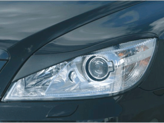 Kryty světlometů (mračítka) "Bad look", černý - Škoda Octavia II. Facelift