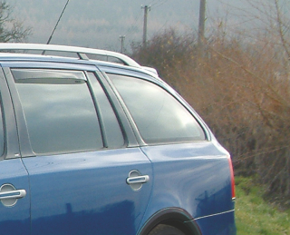 Větrné clony (ofuky), zadní - Škoda Octavia II. Combi