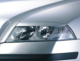 Kryty světlometů (mračítka), černá metalíza - Škoda Octavia II.