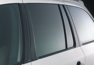 Kryty dveřních sloupků, černý lesklý "klavírlak" - Škoda Octavia I. Combi