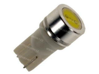 Parkovací světlo T10 - 1 x 1W High Power LED SMD ČERVENÉ - bezpaticové, 1ks