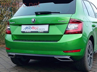 Dummy - koncovky výfuku - Škoda Fabia III. Facelift, Monte Carlo