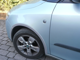 Lemy blatníků, ABS stříbrný matný - Škoda Fabia II. Limousine