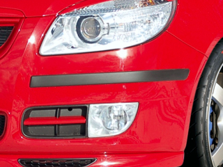 Ochranné lišty předního a zadního nárazníku - Škoda Fabia II. Limousine