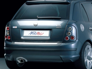 Rozšíření zadního nárazníku, ABS stříbrný matný - Škoda Fabia I. Limousine